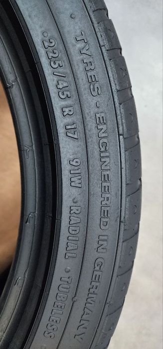 Continental — 225/45 R17 — Continental 225/45 R17 2 шт (Пара) — 6.0