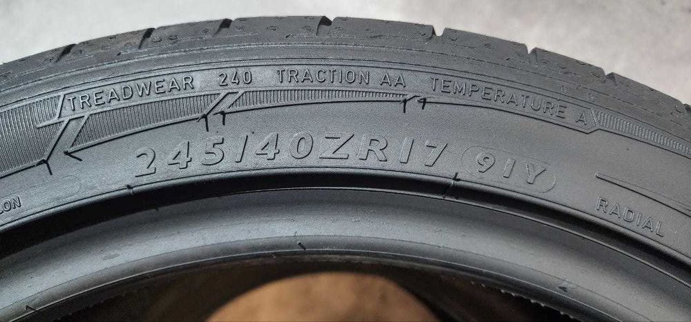 Dunlop — 245/40 R17 — Dunlop 245/40 R17 2 шт (Пара) — 6.0