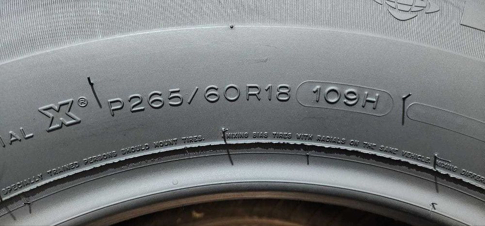 Michelin — 265/60 R18 — Michelin 265/60 R18 4 шт (Комплект) — 6.0