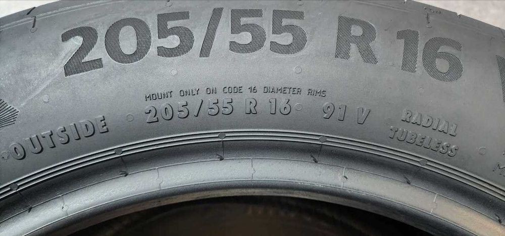 Continental — 205/55 R16 — Continental 205/55 R16 2 шт (Пара) — 6.0