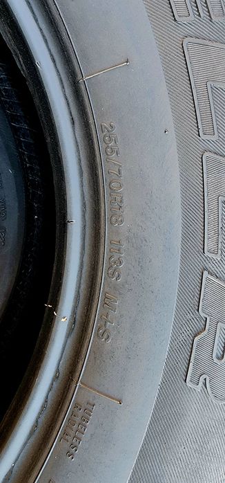 Bridgestone — 255/70 R18 — Bridgestone 255/70 R18 4 шт (Комплект) — 6.0