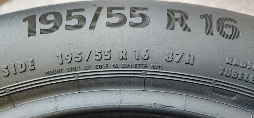 Continental — 195/55 R16 — Continental 195/55 R16 2 шт (Пара) — 6.0