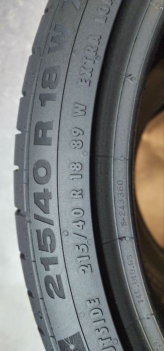 Continental — 215/40 R18 — Continental 215/40 R18 2 шт (Пара) — 6.0