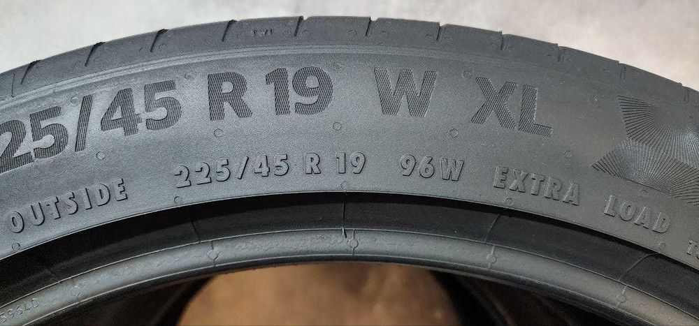 Continental — 225/45 R19 — Continental 225/45 R19 2 шт (Пара) — 6.0