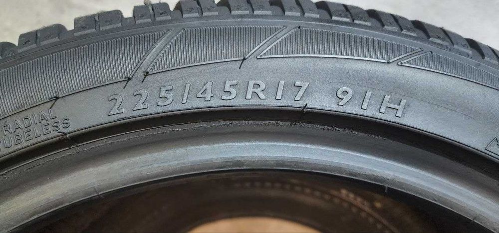 Dunlop — 225/45 R17 — Dunlop 225/45 R17 Зима (липучка) 2 шт (Пара) — 6.0