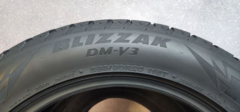 Bridgestone — 285/50 R20 — Bridgestone 285/50 R20 Зима (липучка) 2 шт (Пара) — 7.0