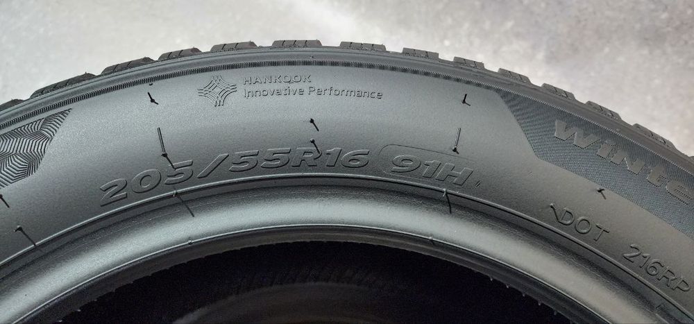 Hankook — 205/55 R16 — Hankook 205/55 R16 Зима (липучка) 4 шт (Комплект) — 6.0