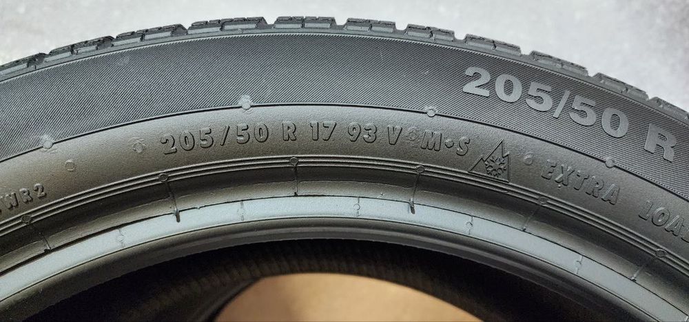 Continental — 205/50 R17 — Continental 205/50 R17 Зима (липучка) 4 шт (Комплект) — 7.0