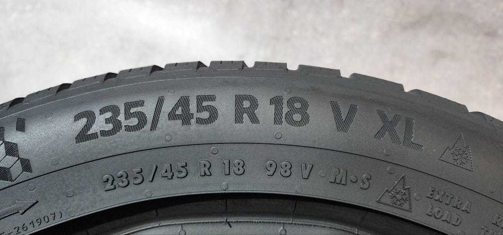 Continental — 235/45 R18 — Continental 235/45 R18 Зима (липучка) 2 шт (Пара) — 6.0