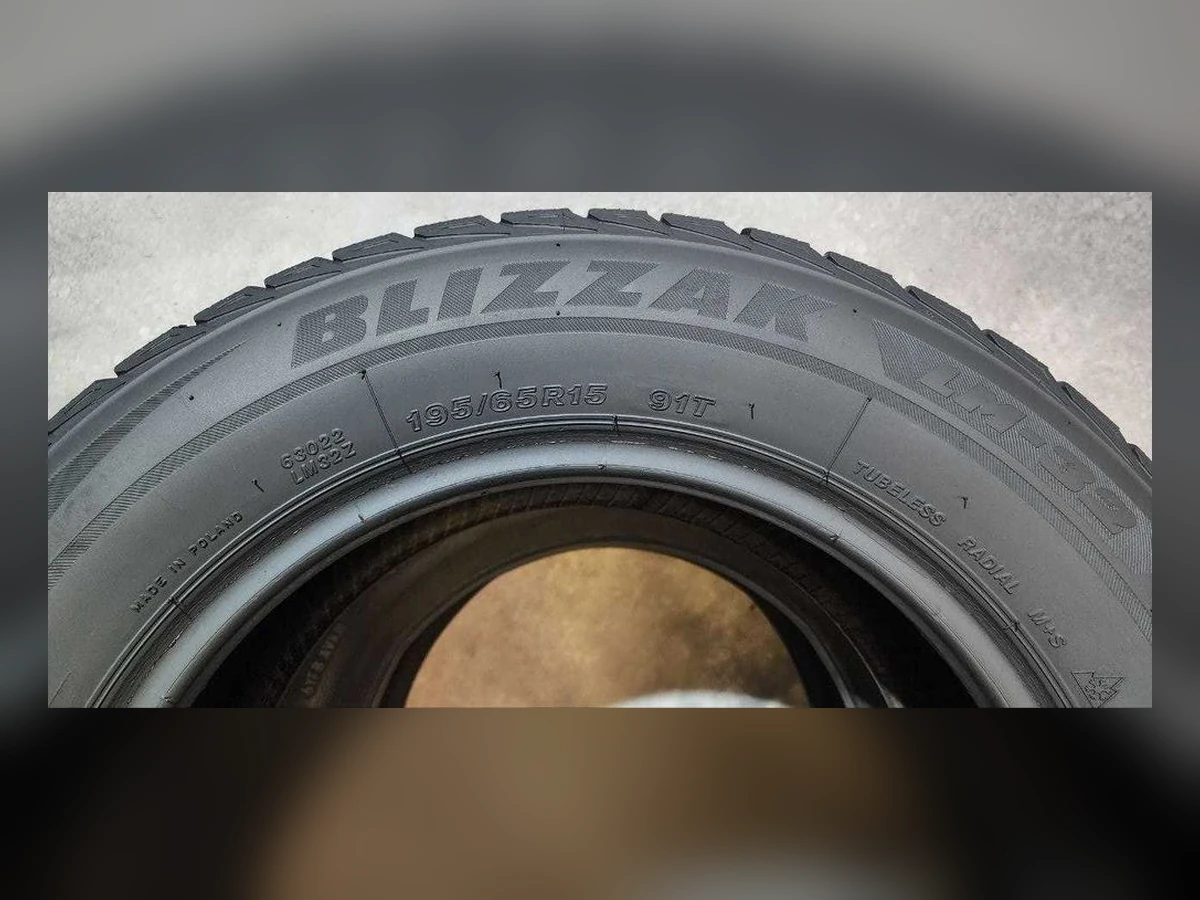 Bridgestone — 195/65 R15 — Bridgestone 195/65 R15 Зима (липучка) 2 шт (Пара) — 6.0