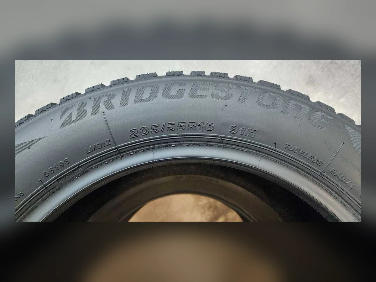 Bridgestone — 205/55 R16 — Bridgestone 205/55 R16 Зима (липучка) 4 шт (Комплект) — 6.0