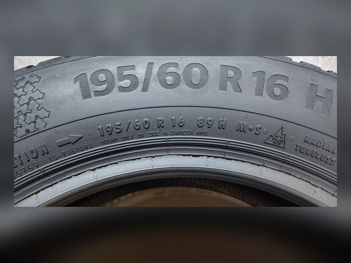 Continental — 195/60 R16 — Continental 195/60 R16 Зима (липучка) 2 шт (Пара) — 6.0