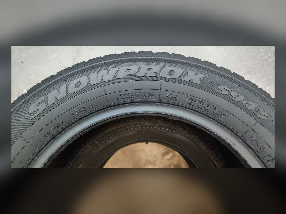 Toyo — 215/60 R16 — Toyo 215/60 R16 Зима (липучка) 2 шт (Пара) — 6.0