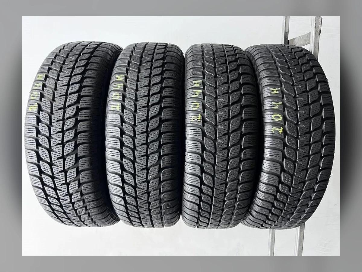 Bridgestone — 195/65 R15 — Bridgestone 195/65 R15 Зима (липучка) 4 шт (Комплект) — 8.5+ (Новая)