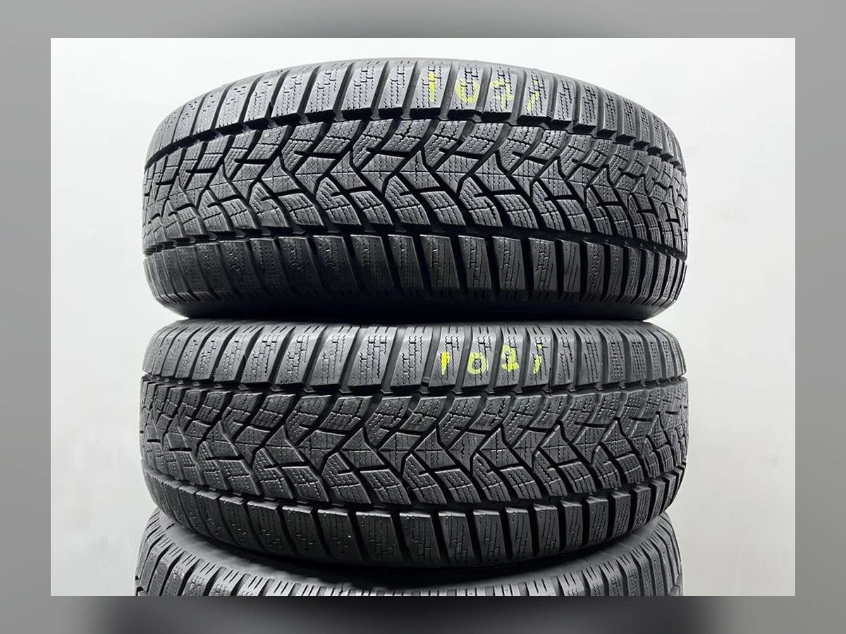 Dunlop — 215/60 R16 — Dunlop 215/60 R16 Зима (липучка) 4 шт (Комплект) — 8.5+ (Новая)