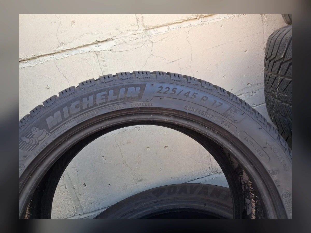 Michelin — 225/45 R17 — Michelin 225/45 R17 Зима (липучка) 1 шт (Одиночка) — 6.5