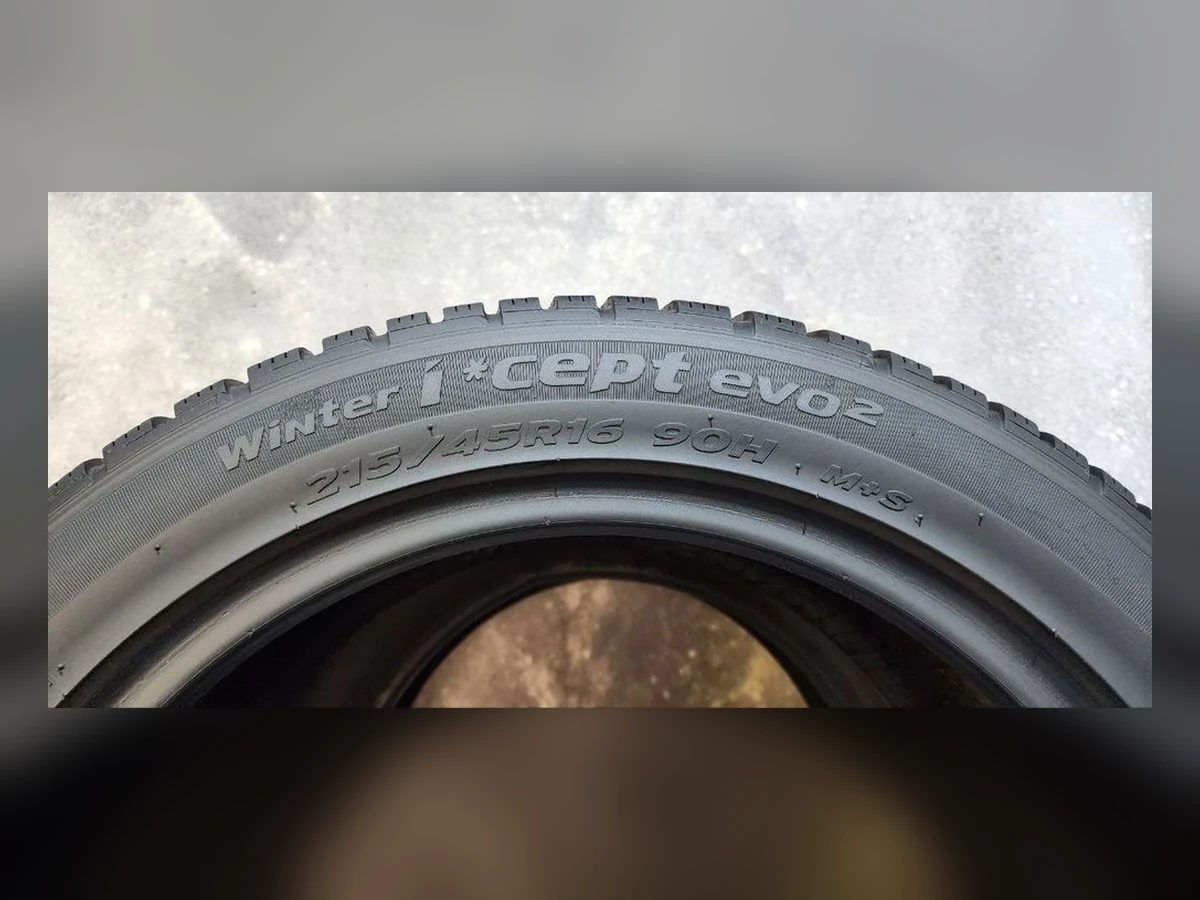 Hankook — 215/45 R16 — Hankook 215/45 R16 Зима (липучка) 2 шт (Пара) — 6.0