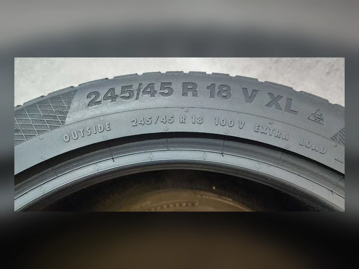 Continental — 245/45 R18 — Continental 245/45 R18 Зима (липучка) 2 шт (Пара) — 6.0