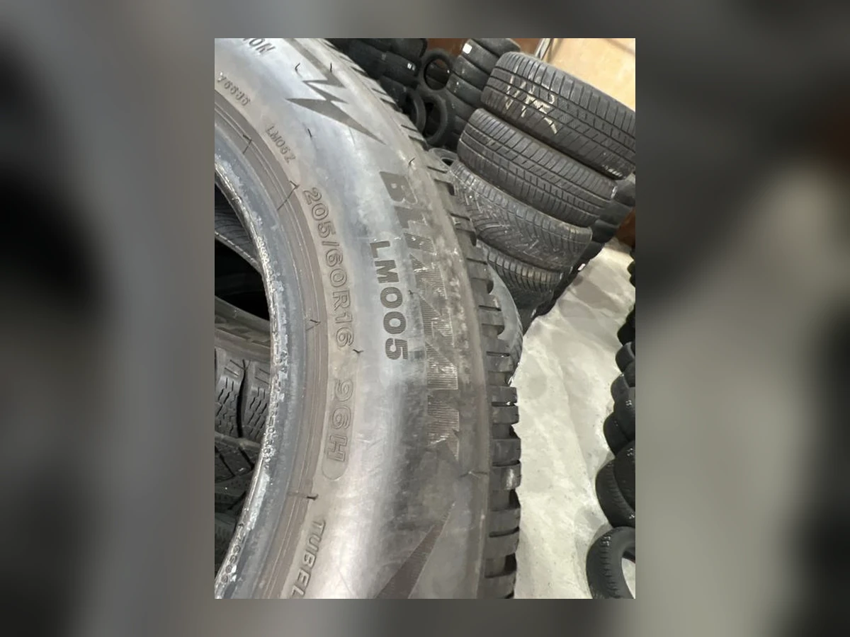 Bridgestone — 205/60 R16 — Bridgestone 205/60 R16 Зима (липучка) 4 шт (Комплект) — 6.5